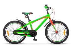 Детский велосипед STELS Pilot-250 Gent 20" V020 10" Неон-зелёный