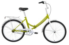 Велосипед FORWARD VALENCIA 24 3.0 (24" 3 ск. рост 16") зеленый/серый