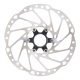 Тормозной диск Shimano RT64, 160мм, C.Lock, с стопорным кольцом, внешние шлицы