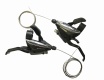 Шифтер/тормозная ручка Shimano Acera, EF65, лев/пр, 3x7ск, тр.+оплетк, черный