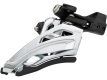 Переключатель передний Shimano Deore, M5100-M, side-swing, на хомут 34,9(с адапт. 28,6/31,8), для 2x