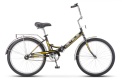 Велосипед STELS Pilot-710 24" Z01016" Чёрный/жёлтый