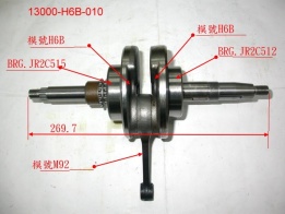 Коленвал в сборе SYM RS 125