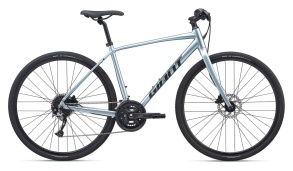 Велосипед Giant Escape 1 Disc 2020, размер: M, цвет: ледяное серебро