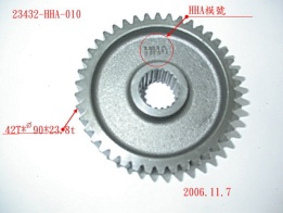 Шестерня конечная 42t SYM Crox 125; Orbit 125