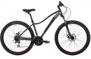 Женский велосипед Aspect ALMA (14.5", Черно-фиолетовый)