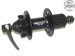 Втулка задняя Shimano XT, M756A, 32 отв, 8/9/10ск, QR, 6-болт, черный