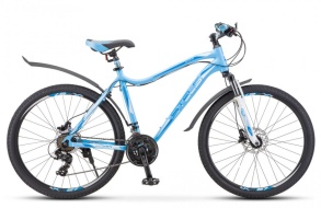 Женский велосипед STELS Miss-6000 D 26" V010 15" Голубой 2020 (LU093825)