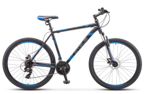 Мужской велосипед STELS Navigator-700 MD 27.5" F010 черный/синий