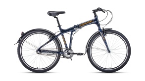 Женский велосипед FORWARD TRACER 26 3.0 (26" 3 ск. рост 19") синий\оранжевый
