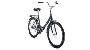 Женский велосипед FORWARD SEVILLA 26 1.0 серый / серебристый