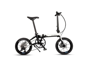 Женский велосипед складной Dahon K3 PLUS BLACK/WHITE
