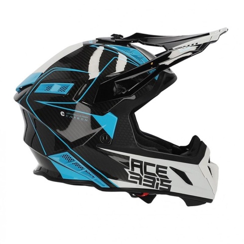 Шлем Acerbis STEEL CARBON White/Azure