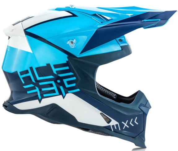 Шлем Acerbis X-RACER VTR White/Blue