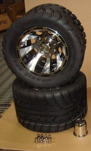 Колёса задние дорожные в сборе, QR300/450 Maxxis Spearz 10"х8", 4отв.*110, ЦО 70, ЕТ 34,5 резина 18х Access