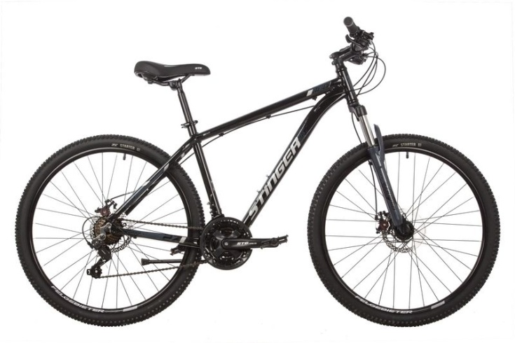 Велосипед STINGER 27.5" ELEMENT STD черный