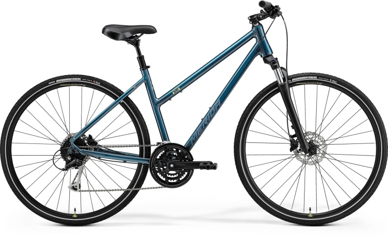 Велосипед Merida Crossway 100 Lady TealBlue/SilverBlue/Lime