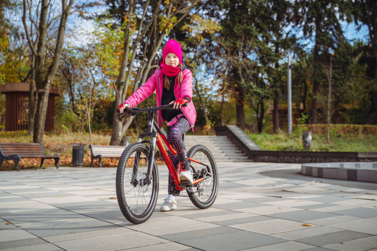 Велосипед подростковый Alpinebike Pegas 7-24 рассветный оранжевый