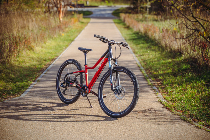 Велосипед подростковый Alpinebike Pegas 7-24 рассветный оранжевый