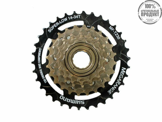 Звезда задняя Shimano MF-TZ30, трещотка, 6 ск., 13-34,  AMFTZ306434T