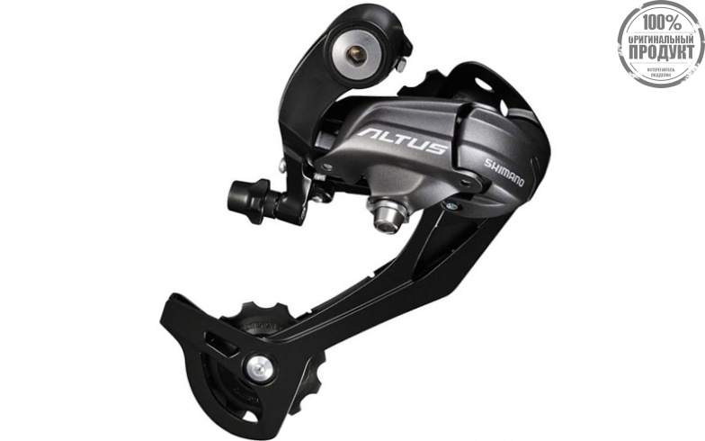 Переключатель задний Shimano Altus RD-M370-L, ALTUS, 9, 11 - 34, GS, подвод - обратный, черный, ARDM