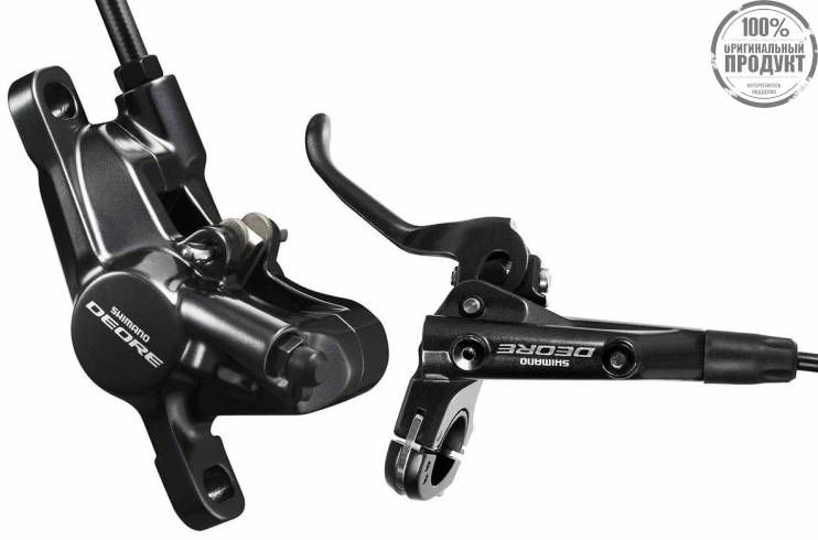 Тормоз дисковый Shimano Deore M6000, J-kit, BL(лев)/BR(пер.), пластиковая колодка, 1000мм