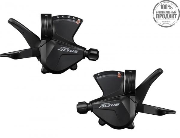 Шифтер Shimano Altus, M2000, лев/пр, 3x9ск, тр.+оплетк.