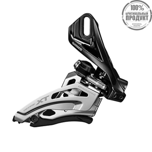 Переключатель передний Shimano XT, M8020-D, direct mount, side-swing 2X11, верхн. тяга