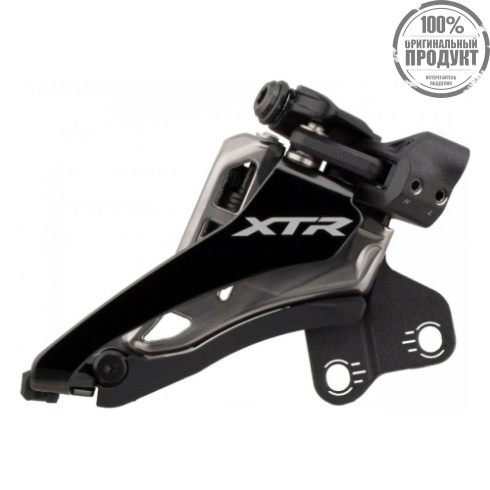 Переключатель передний Shimano XTR, M9100-E, 2x12ск, e-type, Side Swing, верхн. Тяга 38T, CL:50/53мм