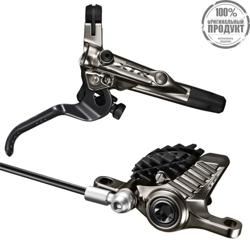 Тормоз дисковый Shimano XTR, M9020, BL(лев)/BR(пер.), метал. колодс кулером, гидролин. 1000мм