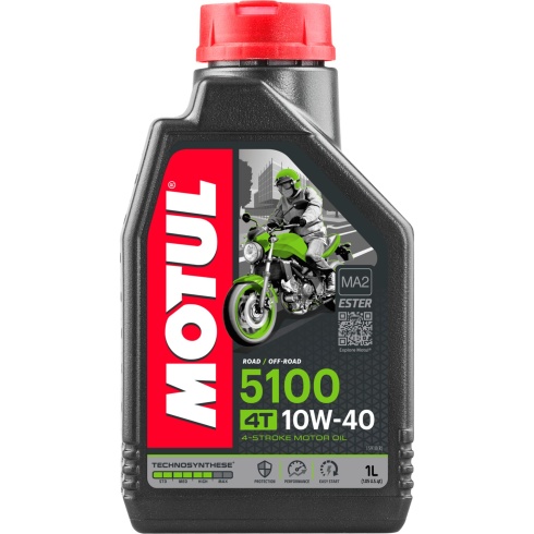 4-т масло мото MOTUL 5100 SAE 10W40 (1 л)