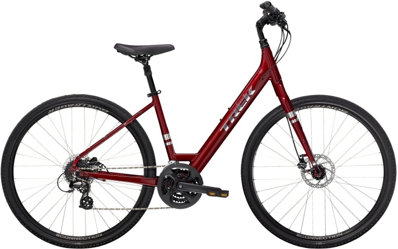 Велосипед Trek'22 Verve 2 Disc Low Step Rage Red HYBD 700C