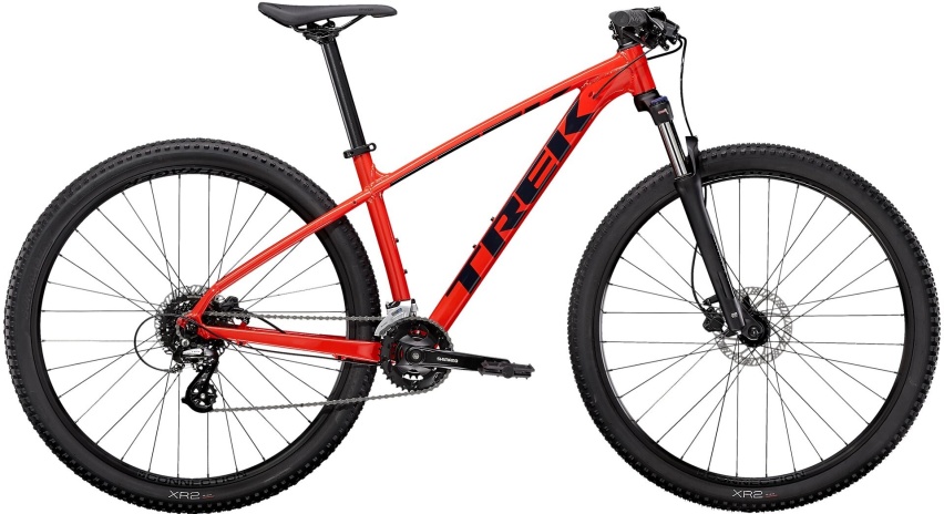 Велосипед Trek 2021 Marlin 6 Radioactive Red/Trek Black ATB 29"