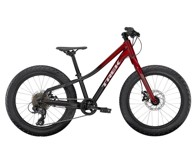 Велосипед Trek 2022 Roscoe 20 20 Rage Red to Dnister Black Fade KIDS 20"