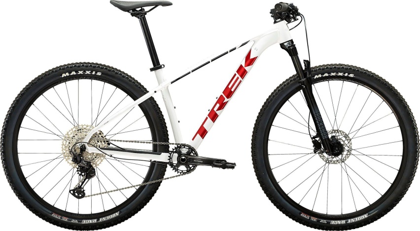 Trek 2022 X Caliber 8 Crystal White Red Chrome