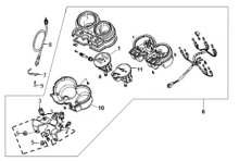 Подбор запчастей Спидометр Кузов/Электрика XS 125-K SYM