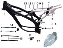 Подбор запчастей Рама Z5 (101360034-101360035) Z5 BSE