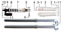 Подбор запчастей Амортизаторы Z11 BSE