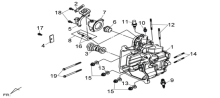 Подбор запчастей Цилиндр Двигатель MaxSYM 600 (LX60A2) MaxSYM 600 SYM