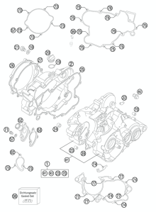 Подбор запчастей Корпус двигателя XN105 XN105 Koshine