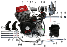 Подбор запчастей Двигатель Z10L(J10)-2022-101270019 Z10L BSE