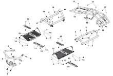 Подбор запчастей Подножки Кузов/Электрика ATV 250 SYM