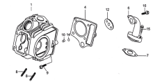 Подбор запчастей Cylinder Head YX125 (E-0008-21-0236) semi-auto Двигатели