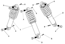 Подбор запчастей Амортизаторы Кузов/Электрика ATV 200 SYM