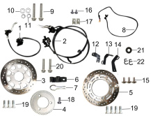 Подбор запчастей FRONT BRAKE Lamocca Motosuper