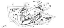 Подбор запчастей Фара Кузов/Электрика MaxSYM 600 (LX60A2) MaxSYM 600 SYM