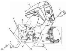 Подбор запчастей  Спидометр Кузов/Электрика ATV 600 LE ATV 600 SYM