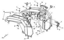 Подбор запчастей  Облицовка, перед Кузов/Электрика ATV 600 LE ATV 600 SYM