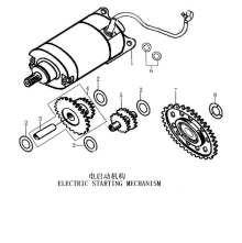 Подбор запчастей Стартер ZS166FMM (CB250-G) Двигатели