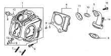 Подбор запчастей Голова цилиндра в сборе YX125 (153FMI) электростартер Двигатели